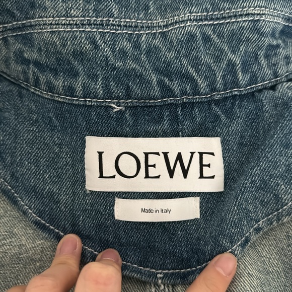 Loewe cropped denim jacket - Picture 4 of 5